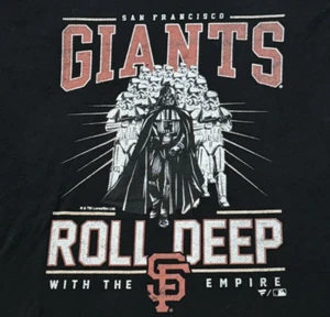 Camicia San Francisco Giants Star Wars 3XL Darth Vader Stormtrooper Empire MLB - Foto 1 di 7