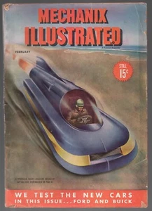 Mechanix Illustrated February 1946 Jet Propelled Race Atomic War Willy Ley - Picture 1 of 10