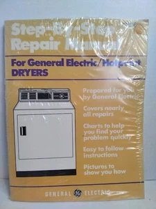 Vintage Step By Step Repair Manual GE & Hotpoint Dryers 1981 pb - Picture 1 of 4