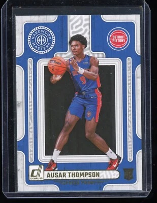 2023-24 Donruss Ausar Thompson Hardwood Masters Gold Press Proof RC - Image 1 of 2