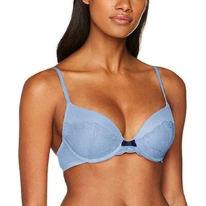 Triumph  My Candle Spotlight WHU 75 - 8 Cup B - E Push-up BH  Blau - Picture 1 of 2