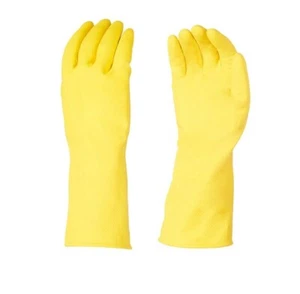 6 pares: guantes de goma reutilizables profesionales Amazon Basics Med. Amarillo E6D - Imagen 1 de 5