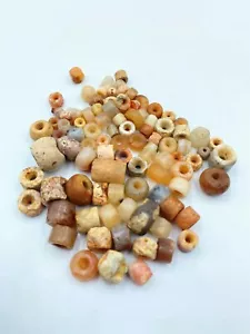 El Lote de Cristales Antiguos de la Edad de Bronce, Cuentas de Carnelia Mala Amuleto - Imagen 1 de 12