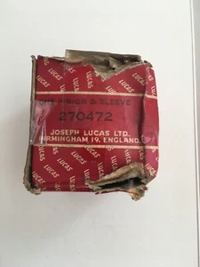  Morris Commercial Pinion and sleeve Lucas 270472 left hand For M45G Vintage - Picture 1 of 5
