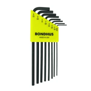 Bondhus 12132 ProGuard Hex End L-Wrenches Set, .050" - 5/32", 8 Pc. - Picture 1 of 1