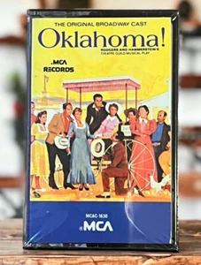Oklahoma Broadway Cast Musical Hammerstein New Sealed MCA Cassette Tape Vintage - Picture 1 of 4