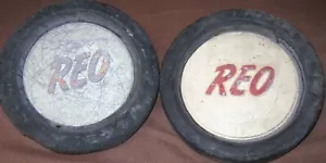 2 Pneumatici vintage antichi REO Speedwagon ruota motrice rasaerba (B) - Foto 1 di 2