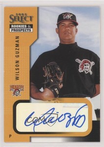2002 Select Rookies & Prospects Auto Wilson Guzman (Blue Ink) #99.2 Auto