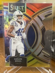 2023 Select Jaylon Jones RED & YELLOW ROOKIE DIE-CUT SP #146 Panini Colts Card - Picture 1 of 2