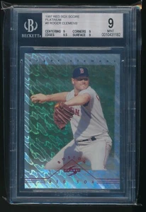 1997 Red Sox Score Platinum Roger Clemens #8 BGS 9 HTF - Imagen 1 de 2