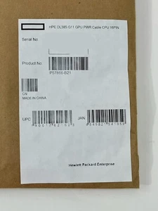 HPE ProLiant DL385 Gen11 GPU Kabel zasilający CPU 16pin P57866-B21 4x Kable 16-pinowe - Zdjęcie 1 z 4
