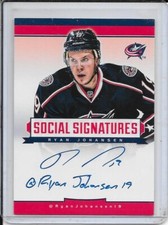 2013-14 Panini Ryan Johansen Social Signatures # SS-RJ