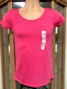 Ladies & Womens Classic Loose Fit T Shirts Size 2XS SPORTS WORK - Picture 1 of 4