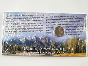 Commemorative State Coin Card Wyoming Collectors 2007 State Quarter - Picture 1 of 4