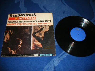 1958 THELONIOUS MONK QUARTET IN ACTION MONO LP OG VINYL RECORD JAZZ 1ST PRESS - Image 1 of 4