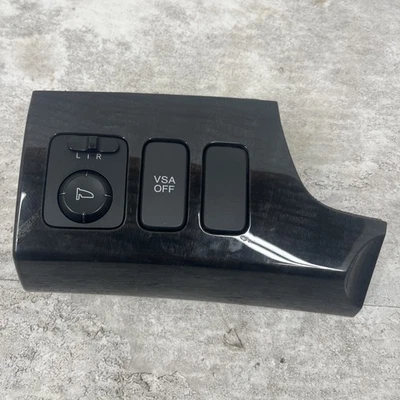 2007-2013 Acura MDX Left Outer Dashboard Trim Woodgrain OEM - Image 1 of 4