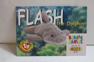 BEANIE BABIES TRADING CARD  SERIES II  # ( 4021 )  Flash      Free Shipping - Picture 1 of 2