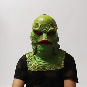 Cosplay Creature From the Black Lagoon Masks Halloween Fish Face Monster Masks - Picture 1 of 15