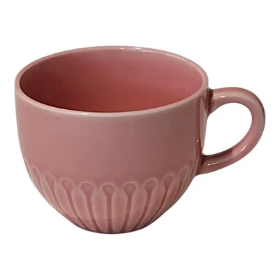 Taza de café IKEA Pink Strimmig taza de té cerámica 12 oz  Foto 1 de 4