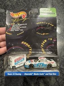 Hot Wheels Pit Crew Edizione da Collezione Mike McLaughlin 34 Die Cast Car NASCAR - Foto 1 di 4