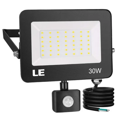 Luces de seguridad LED LE 30W Sensor de movimiento Luz Exterior, Luz de inundación Impermeable... Foto 1 de 4