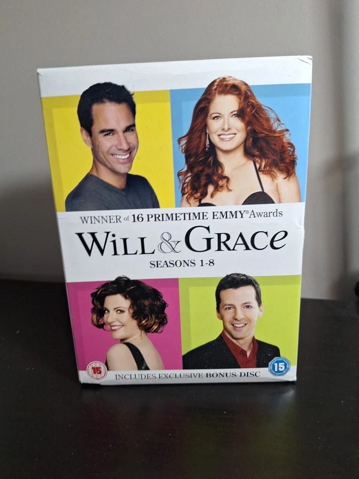 Will And Grace The Complete Seasons 1-8 DVD Region 2 UK - Image 1 of 4