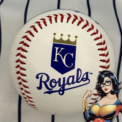 Kansas City Royals Logo Fotoball 2002 Souvenir Baseball Ball - Image 1 of 4