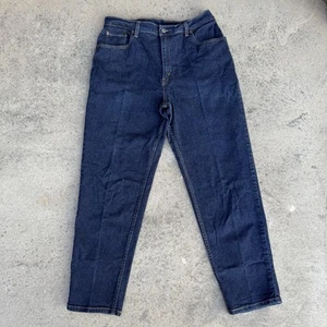 Vintage Levis 550 Jeans Womens 14 M 31x29 Dark Blue Relaxed Fit Tapered Leg Y2K - Picture 1 of 13