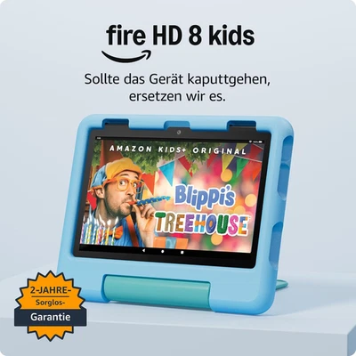 Fire HD 8 Kids-Tablet (Neueste Generation), Für Kinder Von 3-7 J. | 3 GB RAM, We - Bild 1 von 4