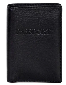 Scully Western Wallet Mens Passport Soft Plonge Black 04_3005_11 - Picture 1 of 1