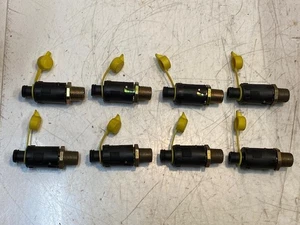 8 Quantity of Oil Drain Valves with Caps 2-5/8" Long 16mm Thread 23mm OD (8 Qty) - Picture 1 of 10