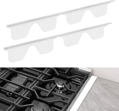 Stove Gap Covers Stainless Steel, 2 Pcs Filler for Counter White  - Image 1 of 4