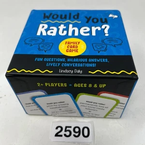 Would You Rather? Family Card Game Ages 8+ by Lindsey Daly - COMPLETE - Picture 1 of 13