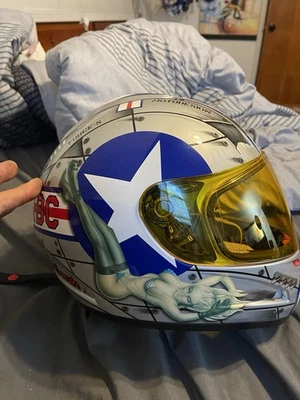 Casco de Motocicleta Kbc Edición Air Borne "Miss Behavin" Talla L Foto 1 de 4