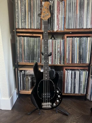 Sterling StingRay Ray34 with Roasted Maple Neck 2018 -Present - Black - Image 1 of 4