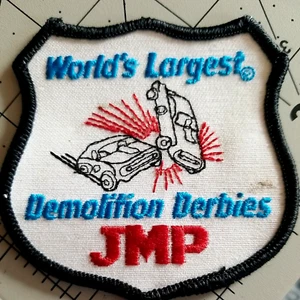 RACING PATCH 💥 WORLD'S LARGEST DEMOLITION DERBIES JMP 💥 CAR DERBY DB2 - Picture 1 of 3