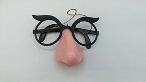 Maschera travestimento occhiali naso sopracciglia scherzo anni 70-80 vintage IMMAGINAZIONE - Foto 1 di 7