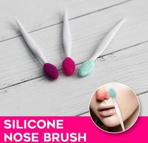 Beauty Skin Care Wash Face Silicone Brush Exfoliating Nose Clean Blackhead Remov - Picture 1 of 6