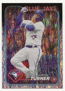 2024 Topps Complete Set JUSTIN TURNER Hobby Foilboard 072/265 Blue Jays #598 - Picture 1 of 2