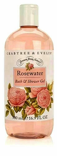 Crabtree & Evelyn Bath and Shower Gel, Rosewater - 16.9oz