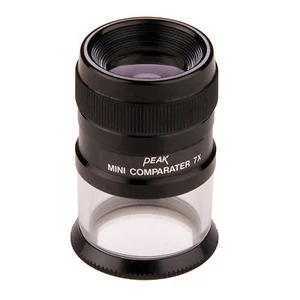 Mini lupa de medición Peak 2015 comparadora, 7x con escala de 0,1 mm - Imagen 1 de 2