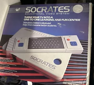 Sistema video educativo Socrates vintage nuovo 90 programmi integrati - Foto 1 di 10