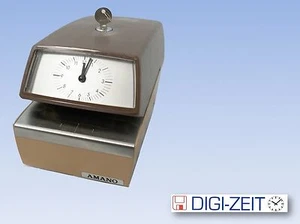 Stempeluhr AMANO Modell 4740  Posteingangs - Zeit-und Belegstempler Überholt - Bild 1 von 3