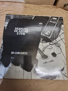 FABRIZIO DE ANDRE' E PFM '' IN CONCERTO '' DOPPIO 33 TOURS VINYL ALBUM EX/EX - Foto 1 di 3