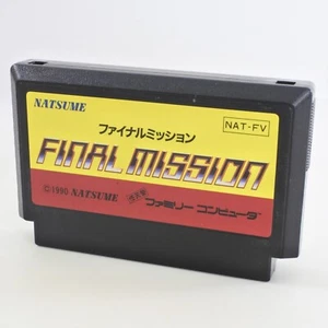 Famicom FINAL MISSION Cartridge Only Nintendo 2315 fc - Picture 1 of 5