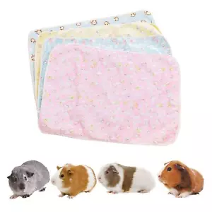 4 Pack Guinea Pig Cage Liner Hamster Cage Bedding Pad Reusable Pee Pads Super Ab - Picture 1 of 7