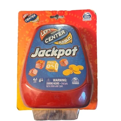 Spin Master Games The Game of Left Center Right, Jackpot Dice Game | NEW - Image 1 of 4