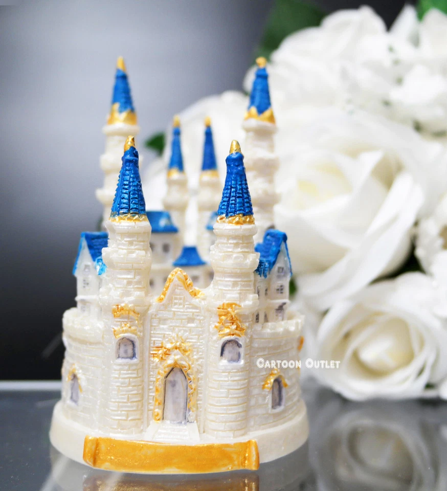 "Castle Cake Topper 4,5"" Cumpleaños Dulce 16 Boda Mis 15 Príncipes Baby Shower" Foto 1 de 4