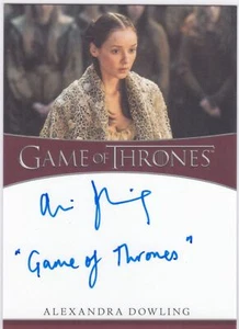 Game Of Thrones Iron Anniversary 2 Auto Alexandra Dowling "Game Of Thrones 51-75 - Picture 1 of 1