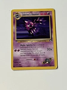 Sabrina's Haunter 58/132 Gym Heroes Pokémon Trading Card English - Bild 1 von 2